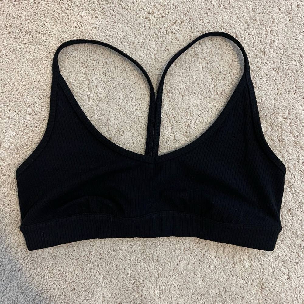 Black Alo Yoga sports bra